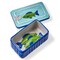 Blue Tinned Fish Trinket Dish - Decorative Tray & Platter, Everyday Use, 5" L x 3" W x 1.75" H, Spot Clean